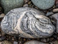 Intensiv grau weiß marmorierter Stein